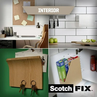 Lipni dvipusė juosta 3M Scotch-Fix 4496G-1915-P, 19mmx1,5m