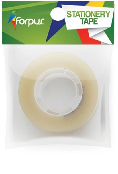 Lipni juosta Forpus, 19mmx33m, skaidri, blisteryje