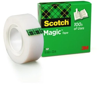 Lipni juostelė 3M Scotch Magic Invisible 810, 19 mm x 33 m