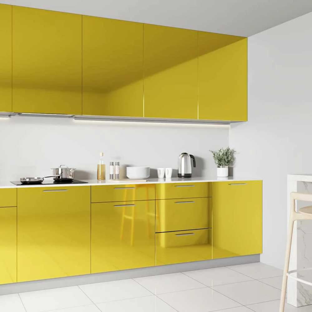 Lipni plėvelė baldams, auksinės spalvos, 500x90cm, PVC, blizgi