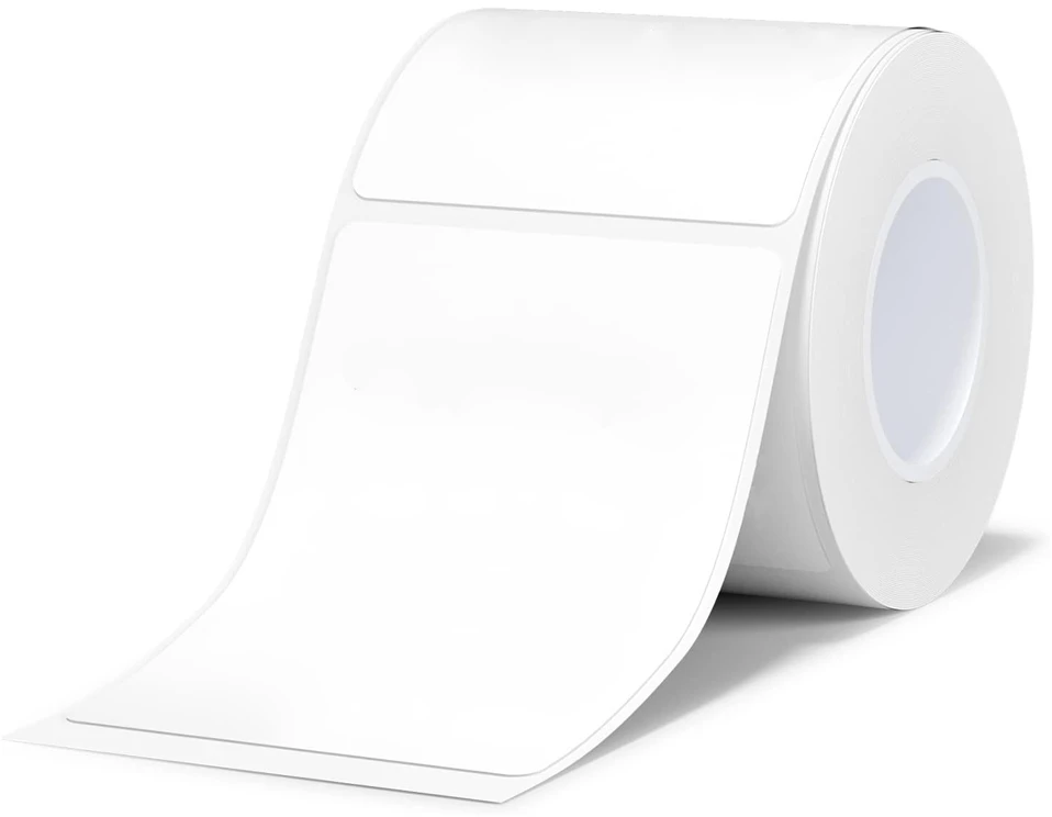Lipnios etiketės baltos 40x60mm 125 vnt. Niimbot