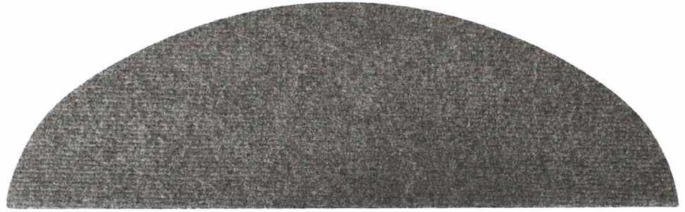 Lipnūs laiptų kilimėliai, 30vnt., pilki, 56x17x3cm