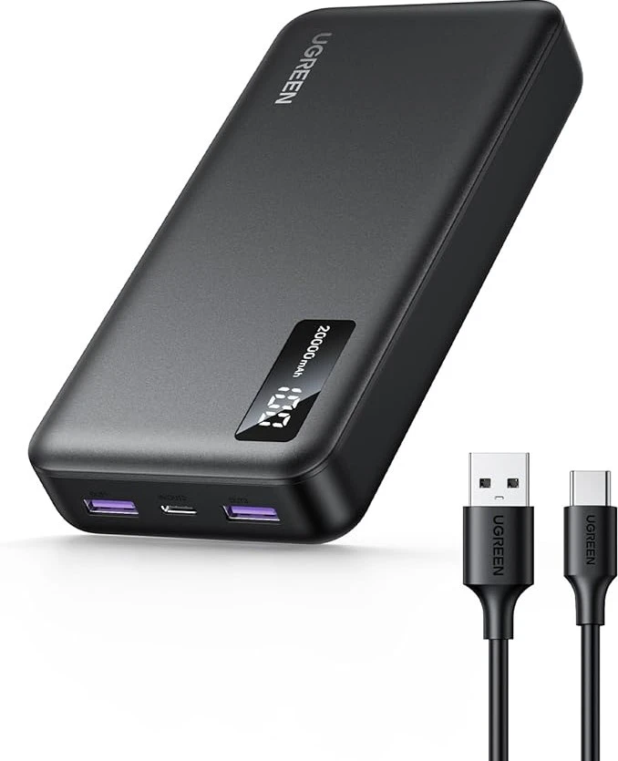 Išorinė baterija Power Bank Ugreen PB313 20W 20000mAh (25683) juoda