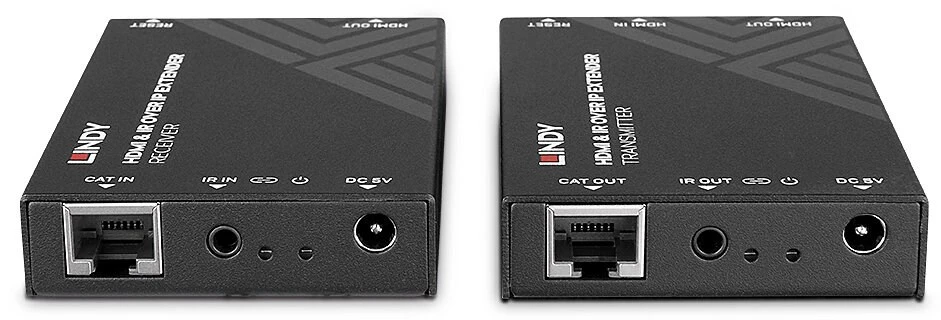 HDMI Ilgintuvas - LINDY HDMI IR per IP Ilgintuvas 150 m 1920x1080 60Hz, Juodas