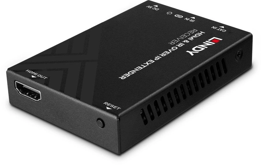 AV Ilgintuvas - LINDY HDMI ir IR per IP Imtuvas 1920x1080@60Hz 150m Cat.5e/6