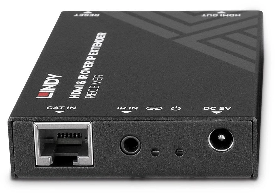 AV Ilgintuvas - LINDY HDMI ir IR per IP Imtuvas 1920x1080@60Hz 150m Cat.5e/6