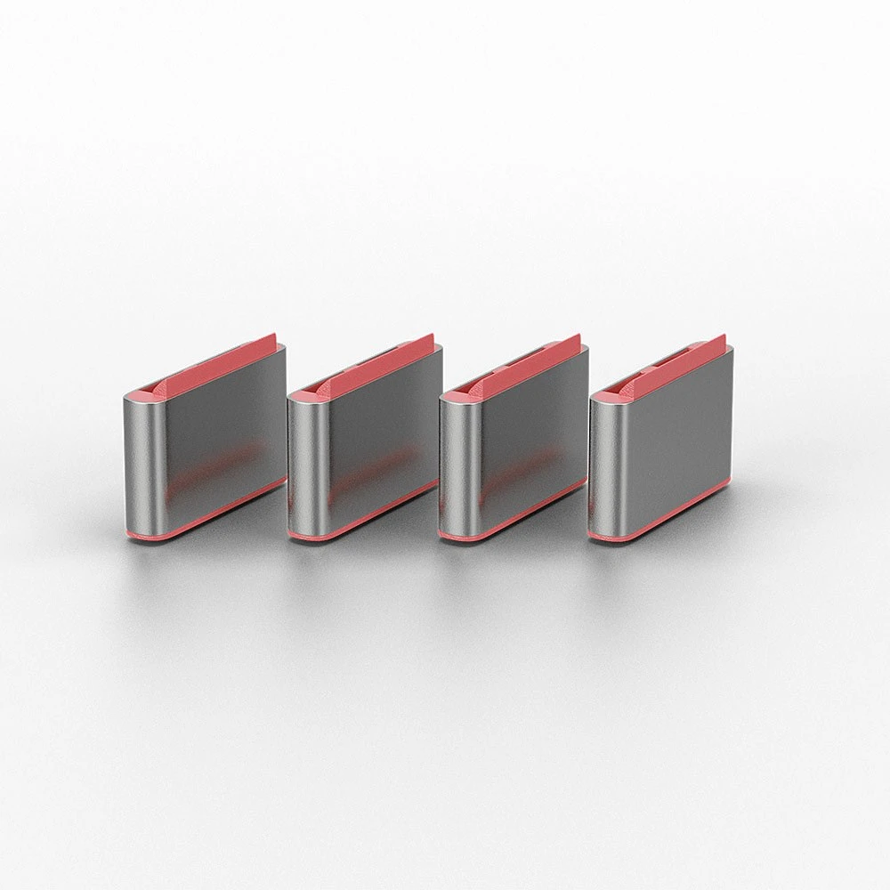 USB Priedas - LINDY USB Type C Prievadų Blokatoriai, 10 vnt., Rožinė