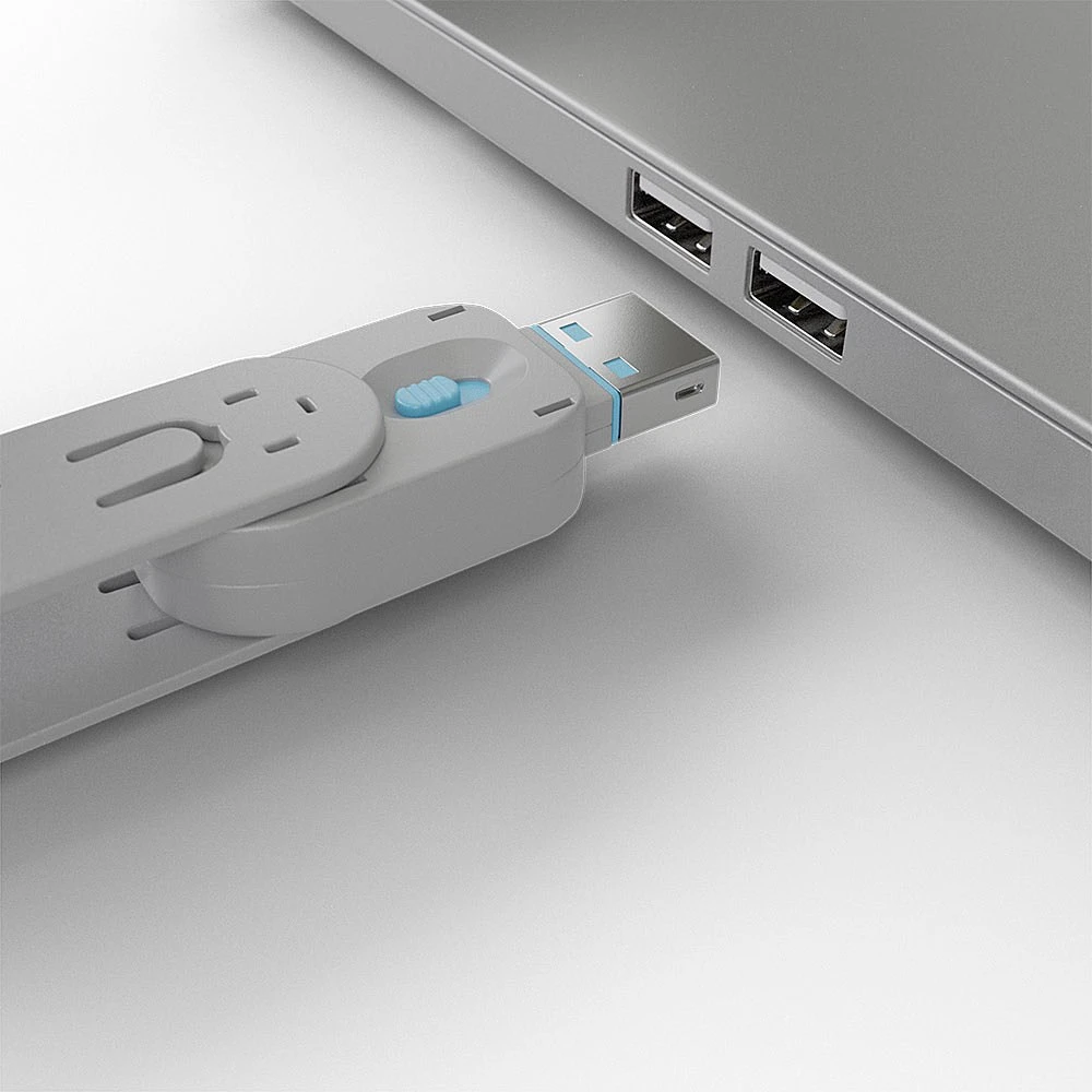 USB Prievado Blokatorius - LINDY USB Type A Prievado Blokatorius, 4 vnt. Mėlynas, su Raktu