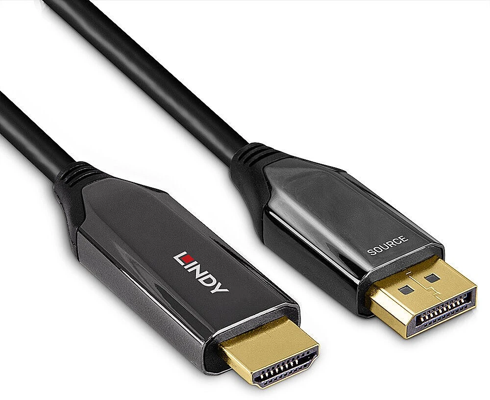 Adapteris - LINDY Aktyvus DisplayPort į HDMI 4K120Hz 2 m Adapteris 7680x4320@60Hz