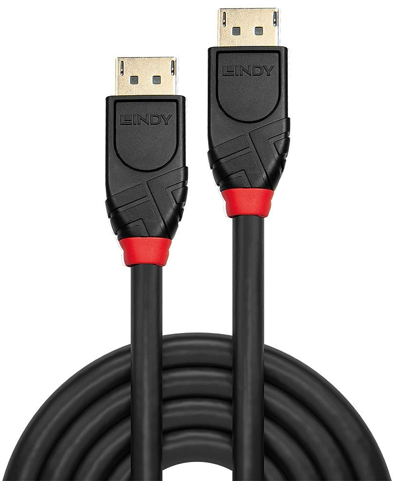 DisplayPort Kabelis - LINDY Aktyvus DisplayPort 1.2 Kabelis, 20 m, Juodas