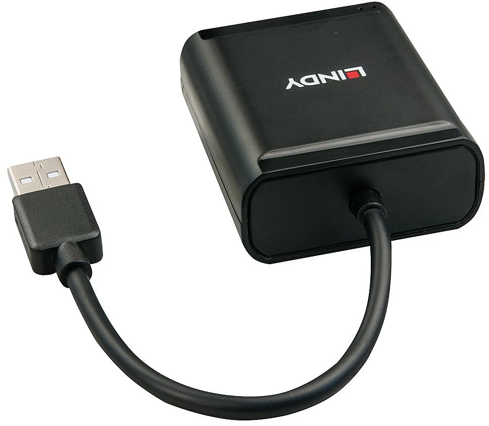 USB Ilgintuvas - LINDY 4 Prievadų USB 2.0 Cat.6 Ilgintuvas 60 m