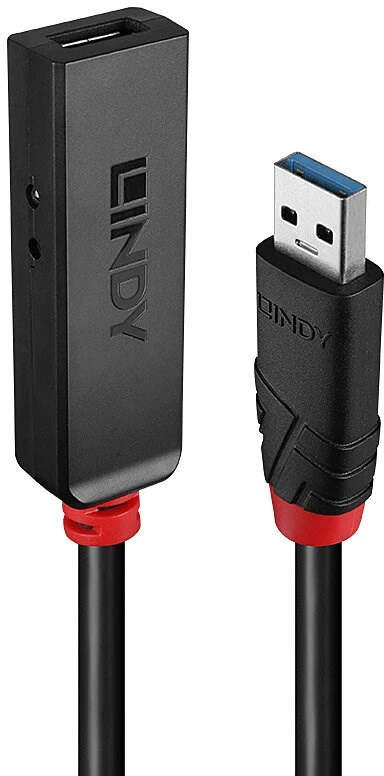 USB Prailginimo Laidas - LINDY USB 3.0 Aktyvus Prailginimo Laidas, M/F, 5 Gbps, 15 m