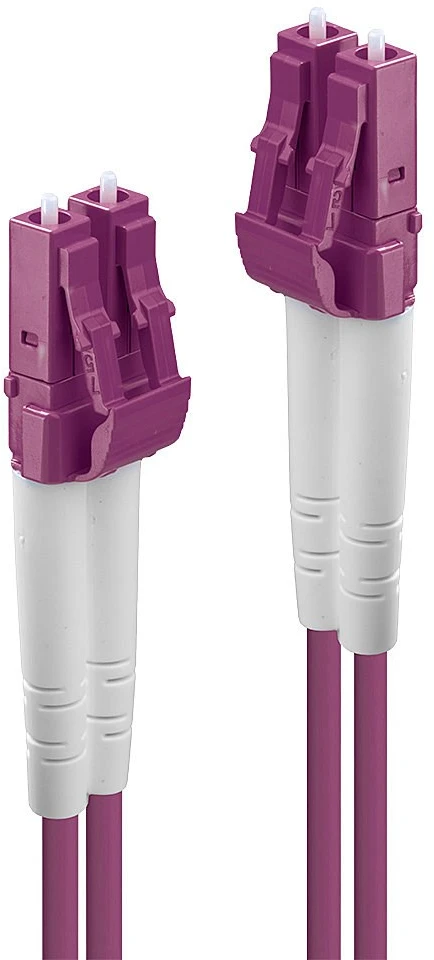 Tinklo Kabelis - LINDY Šviesolaidinis Kabelis LC/LC OM4, 50/125µm, 15 m