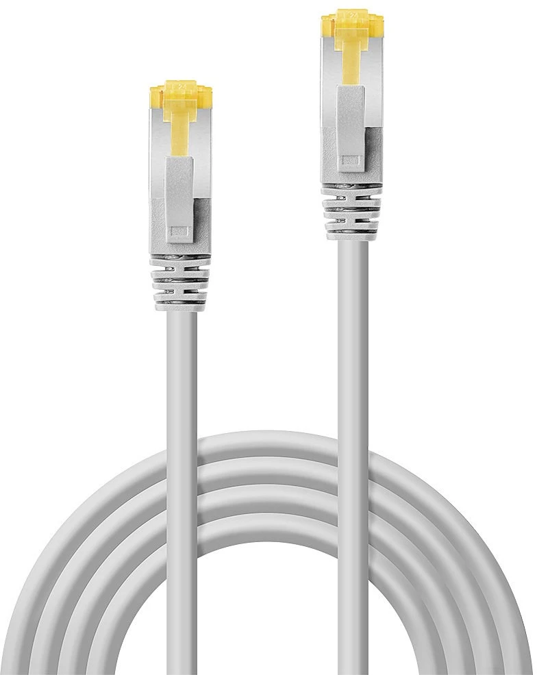 Tinklo Kabelis - LINDY RJ45 S/FTP LSZH Tinklo Kabelis, Cat.6A Kištukas, Cat.7 Neapdirbtas Kabelis, 10 m, Pilkas