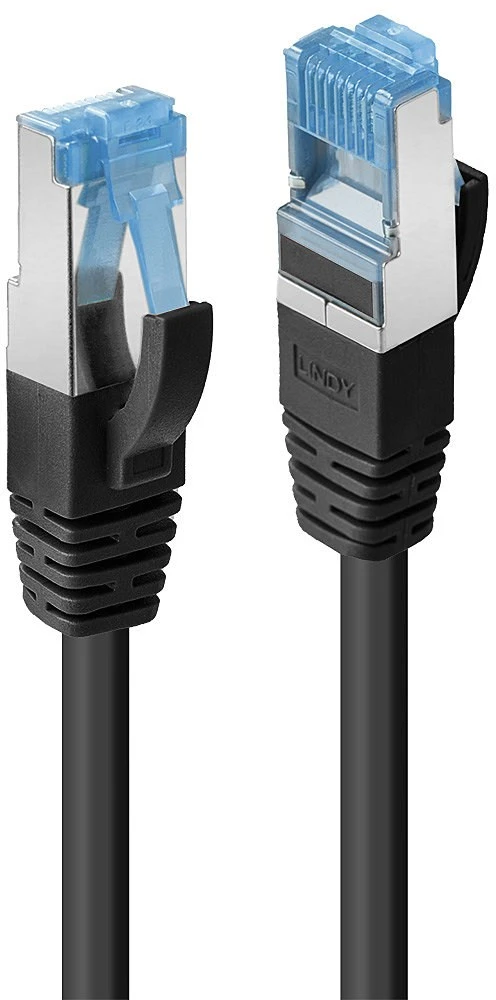Tinklo Kabelis - LINDY Cat.6A S/FTP TPE Tinklo Kabelis, RJ45, M/M, 500MHz, 30 m, Juodas