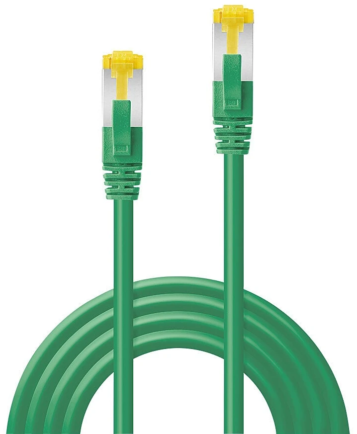Tinklo Kabelis - LINDY RJ45 S/FTP LSZH Tinklo Kabelis, Cat.6A Jungtis, Cat.7 Raw, 10 m, Žalias