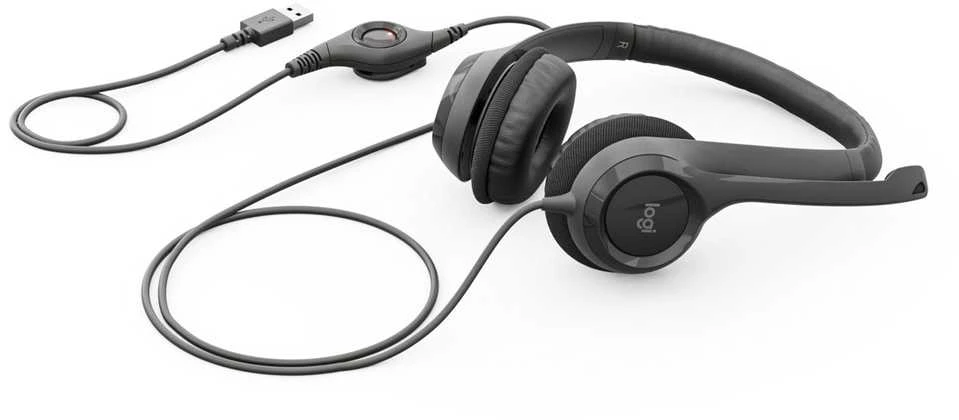 Universalios ausinės Logitech H390, su mikrofonu, USB jungtis