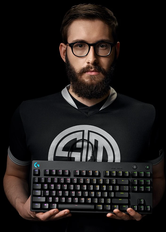 Klaviatūra žaidimams Logitech G PRO, Juodos spalvos