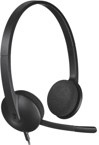 Ausinės Logitech H340 USB (981-000475), juodos