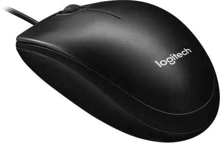 Logitech M100 Laidinė pelė USB-A 1000 DPI, Juoda