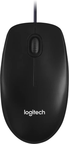 Logitech M100 Laidinė pelė USB-A 1000 DPI, Juoda