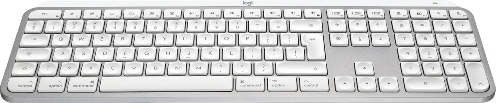 Klaviatūra Logitech MX Keys S for Mac belaidė 100% (full-size) su pašvietimu pilka