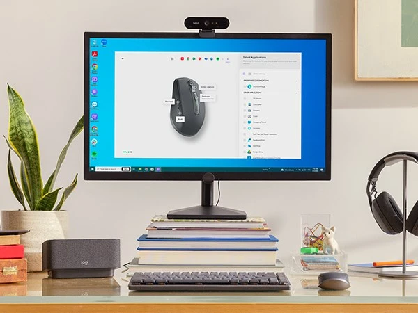 Belaidė pelė Logitech MX Anywhere 3S, šviesiai pilkos spalvos