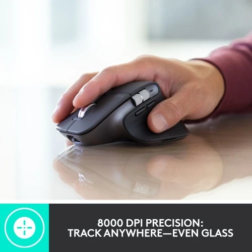 Logitech MX Keys Combo verslui Gen 2 Belaidė Klaviatūra ir pelė +Atrama riešui, US Int, Graphite