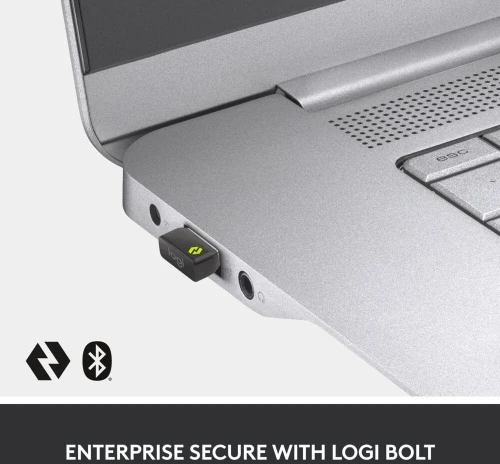 Logitech MX Keys Combo verslui Gen 2 Belaidė Klaviatūra ir pelė +Atrama riešui, US Int, Graphite