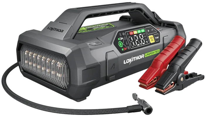 LOKITHOR JA30000 PRO 46,08 Wh 3000 A užvedimo jungiklis