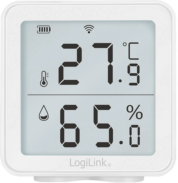 LOL LogiLink SC0116 higrometras ir psichrometras Vidaus Elektroninis higrometras Balta