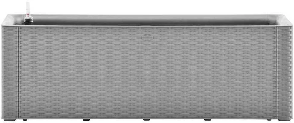 Lovelis su savaiminio laistymo sistema, pilkas, 100x43x33cm