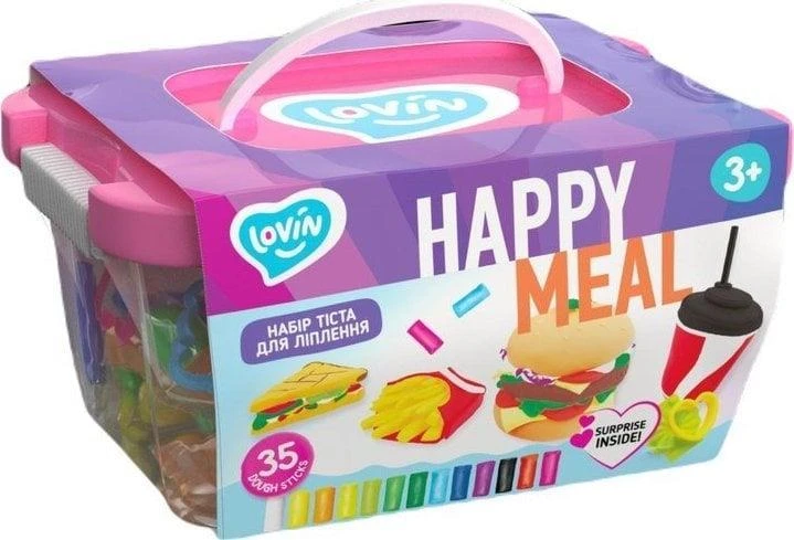 Lovin Kūrybinis rinkinys Modeliavimo dėlionė "Happy meal"