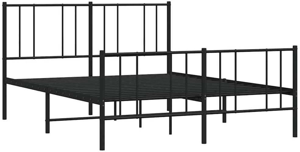 Lovos rėmas be čiužinio, juodas, 160x200cm, metalas