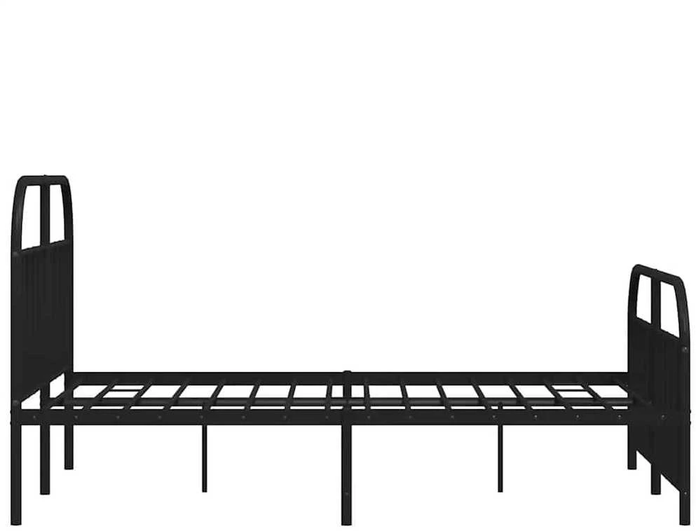Lovos rėmas be čiužinio, juodas, 180x200cm, metalas