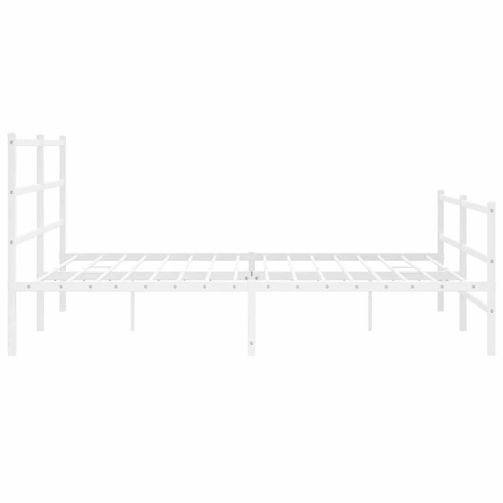 Lova Lovos rėmas su galvūgaliu/kojūgaliu, baltas, 183x213cm, metalas