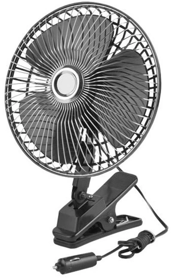 LTC PS Automobilinis ventiliatorius LTC 12V, 6" reguliuojamas.