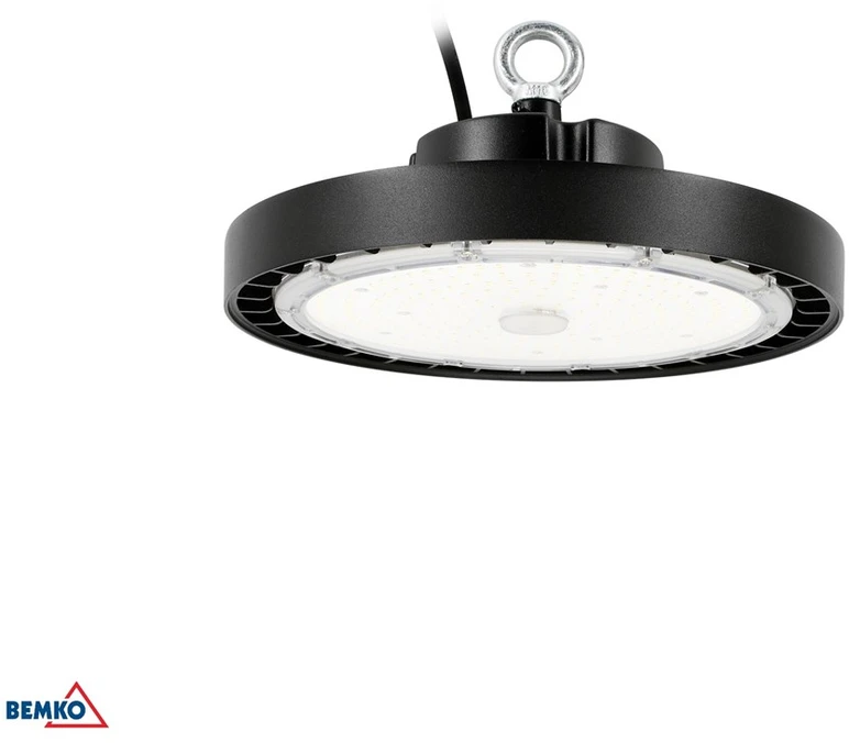 Bemko 200W LED UFO šviestuvas VOYAGER, juodas, 4000K, IP65, 120°