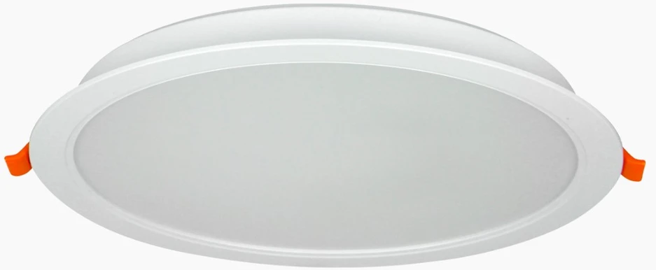 Įmontuojamas LED šviestuvas, 230Vac, 24W, 2350lm, šiltai balta 3000K, apvalus, MOLLY, LED line LITE