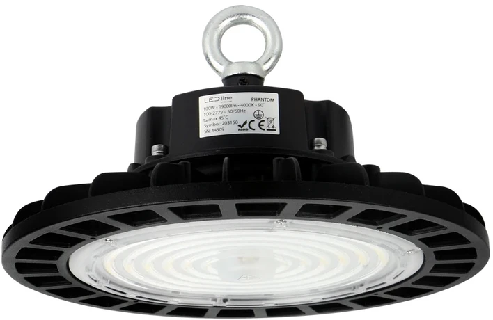 Led Line Prime Sandėlio šviestuvas PHANTOM, 230Vac, 70W 13 300lm, 190lm/W, 120°, 1-10V pritemdomas
