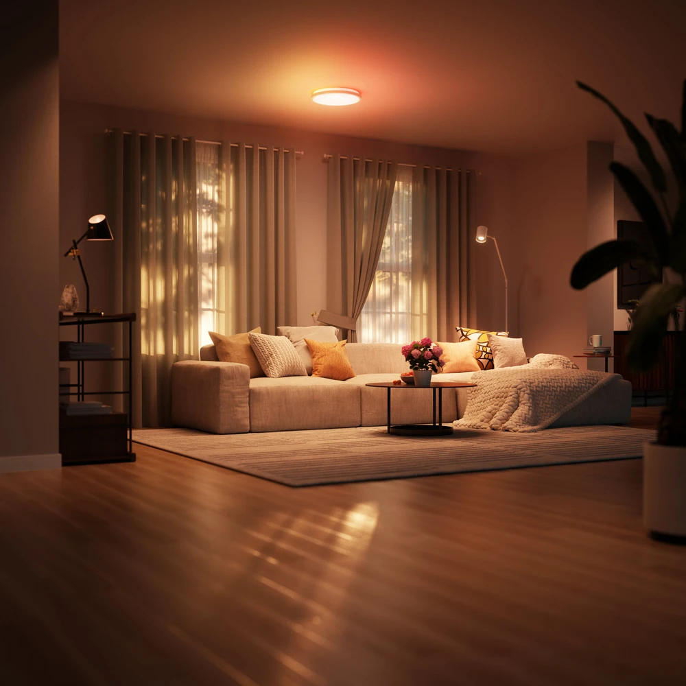 Lubinis šviestuvas Nanoleaf Smart Multicolor Ceiling Light, baltas