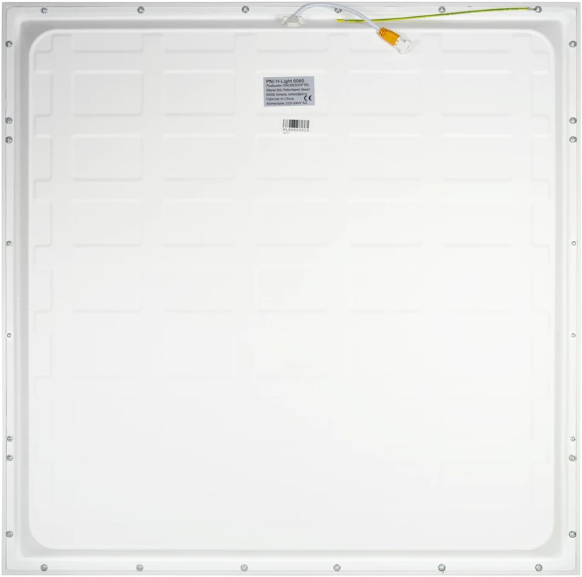 Lubinis šviestuvas PNI H-Light 6060 LED panelė, 48W, 600x600mm, 4800lm, 6400K, vidaus patalpoms, įleidžiama, šaltai balta