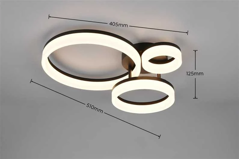 Lubinis šviestuvas Šviestuvas lubų Trio Scope 4000LM, 32 W, 3000 °K