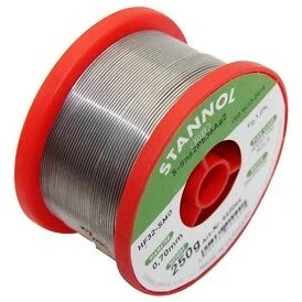 Lydmetalis Sn60Pb40 1.00mm su fliusu 2.2% Kristall400 250g, Stannol (tik profesionaliam naudojimui)