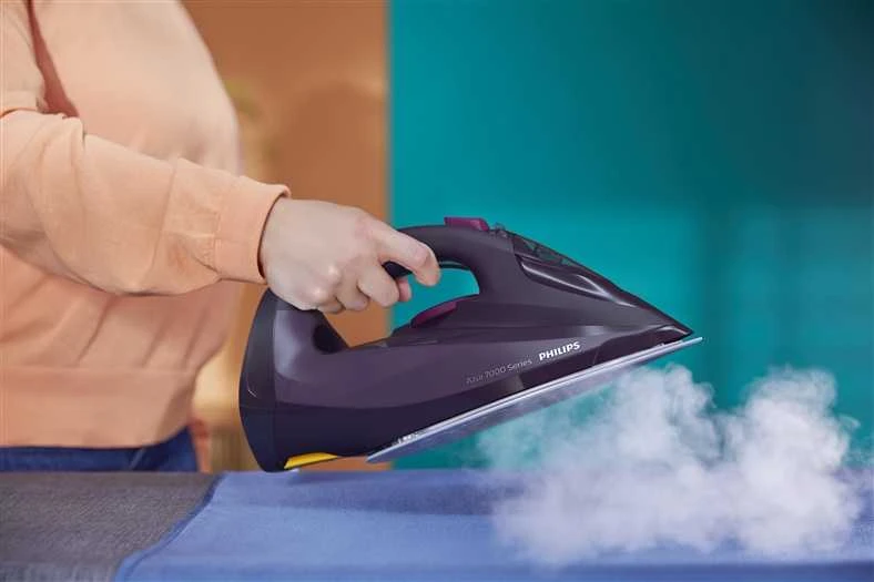 Garų lygintuvas Philips 7000 Serija HV, DST7061/30, tamsios spindinčios violetinės spalvos