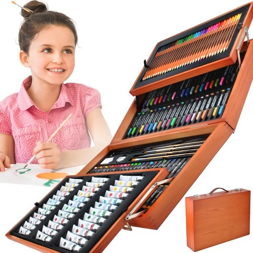 Iso Trade Dažymo rinkinys 174vnt lagamine