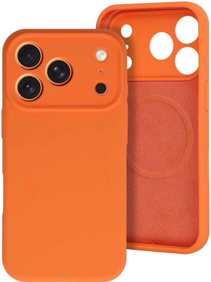 Orange MagColor Pure dėklas skirtas Apple iPhone 17 Pro cosmic oranžinis