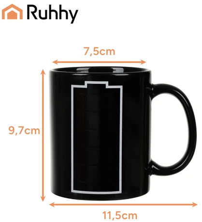 Magiškas puodelis - baterija 330ml Ruhhy 22103