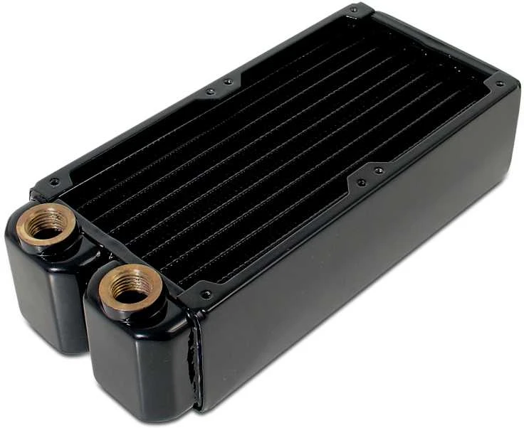 MagiCool 80mm radiatorius su dviem žalvarinėmis jungtimis