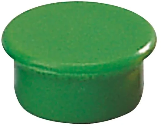 Magnetai Dahle, 13 mm, 10 vnt. žalios spalvos
